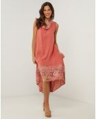 Robe 100% Lin Anais corail