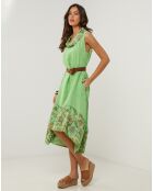 Robe 100% Lin Anais verte