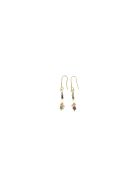 Boucles d'oreilles Manon rose bleu