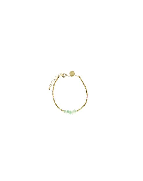 Bracelet Ambre hématites dorées aventurine tourmaline