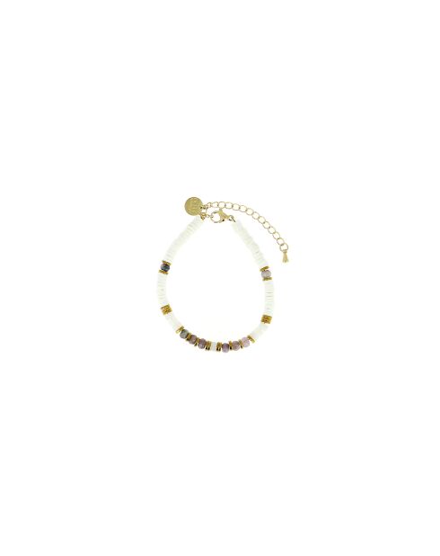 Bracelet Ibiza Beach white gold blanc