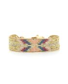 Bracelet Princesse Dahlia Anna vert doré