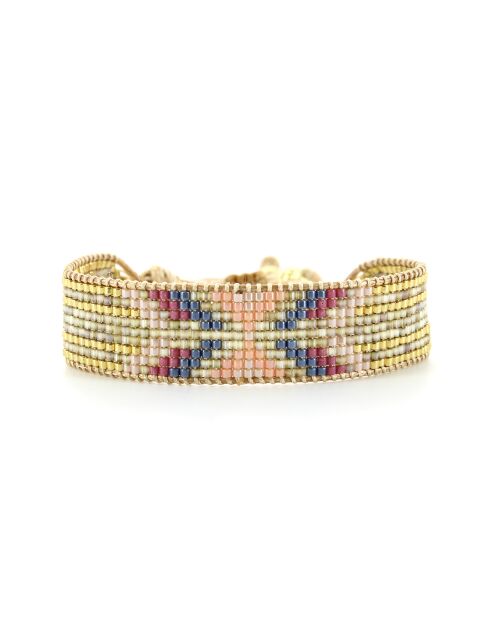 Bracelet Princesse Dahlia Anna vert doré