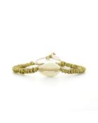 Bracelet golden Ivoire Lea nude champagne