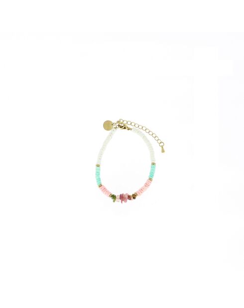 Bracelet Ibiza Beach Shell pastel multicolore