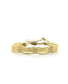 Bracelet golden Ivoire rose nude champagne