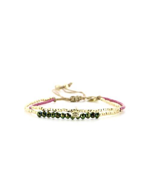 Bracelet Tout ce qui Brille bleu vert violet
