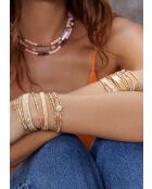 Bracelet Golden Ivoire jade nude champagne