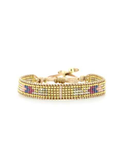 Bracelet Princesse Dahlia Ines vert doré