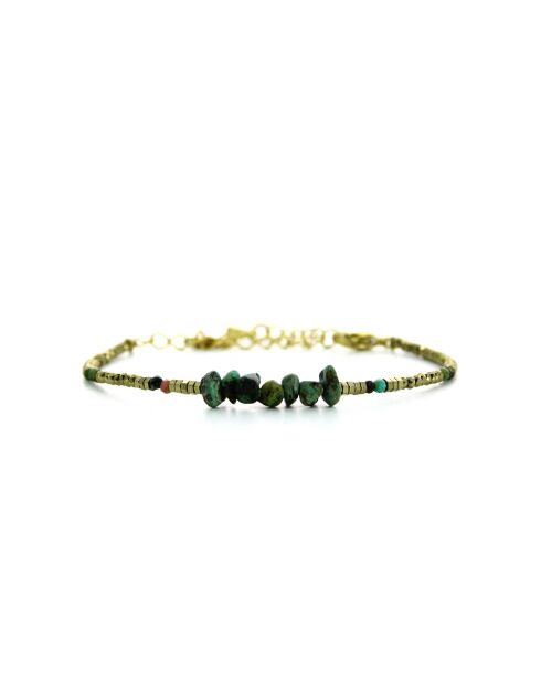 Bracelet Dana turquoise africaine hématite