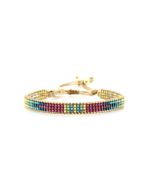 Bracelet Tout ce qui Brille bleu vert violet