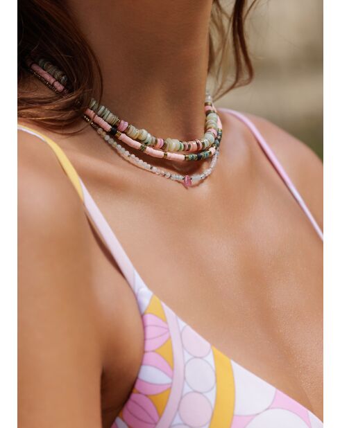 Bracelet Ibiza Beach pink gold rose noir