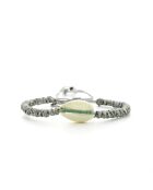 Bracelet Plage d'argent Lea vert argent