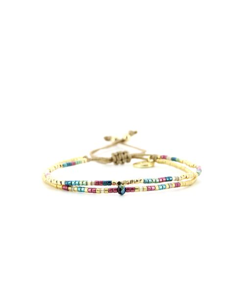 Bracelet Tout ce qui Brille bleu vert violet