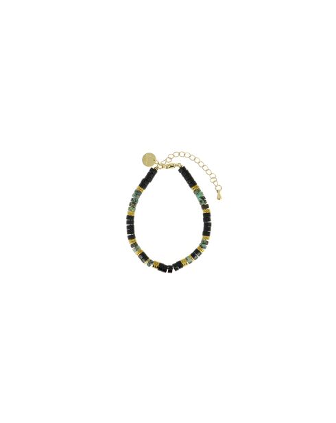 Bracelet Mila gold noir