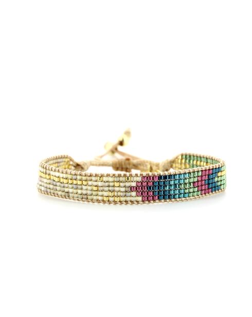 Bracelet Tout ce qui Brille bleu vert violet
