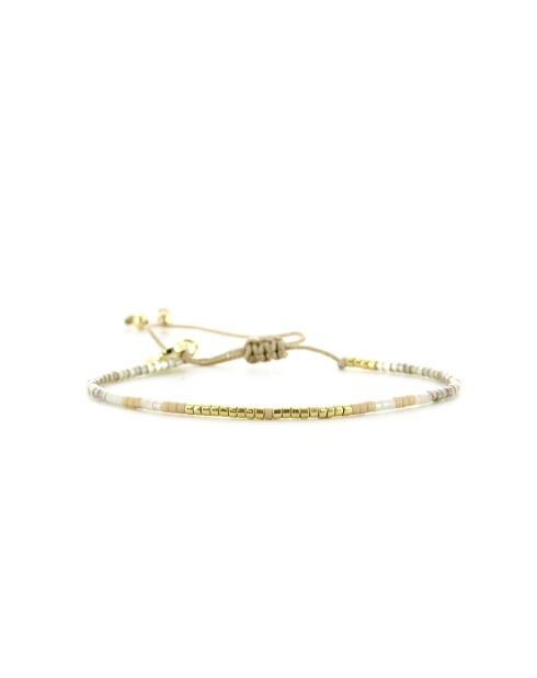 Bracelet golden Ivoire Alice nude champagne