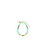 Bracelet Ibiza Beach color gold vert fluo