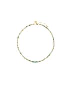 Collier Mila gold blanc bleu
