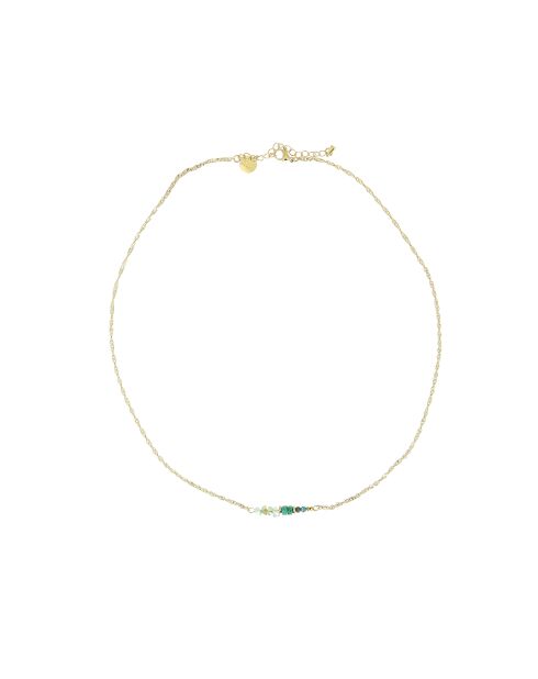 Collier Manon vert bleu