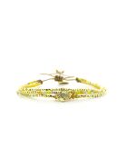 Bracelet Journée Ensoleillée Swen jaune champagne