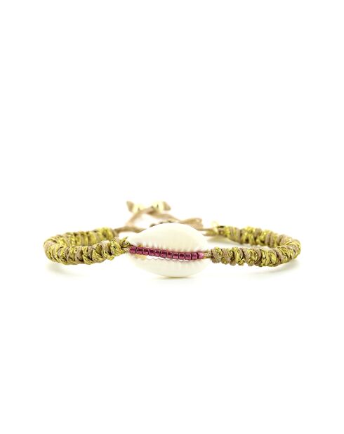 Bracelet Tout ce qui Brille violet beige