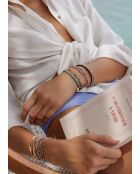 Bracelet Tout ce qui Brille violet beige