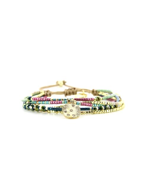 Bracelet Tout ce qui Brille bleu vert violet