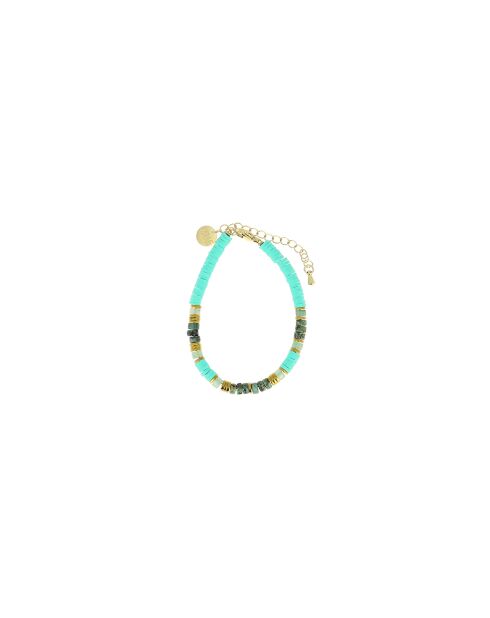 Bracelet Ibiza Beach turquoise gold turquoise