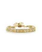 Bracelet golden Ivoire Lina nude champagne