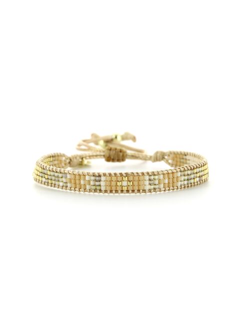 Bracelet golden Ivoire Lina nude champagne