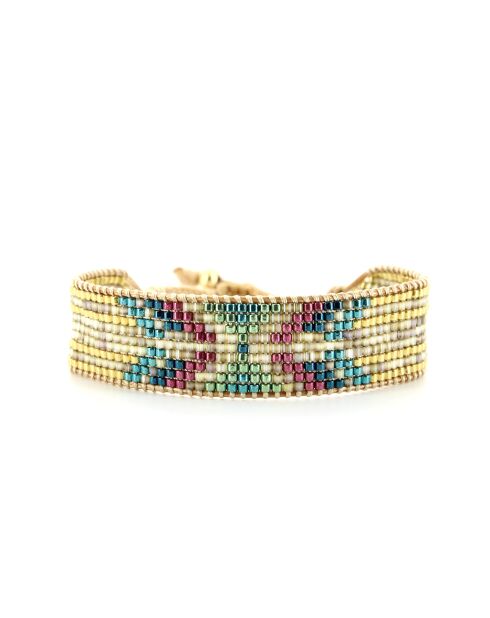Bracelet Tout ce qui Brille bleu vert violet