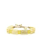 Bracelet Journée Ensoleillée rose jaune champagne