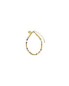 Bracelet Mila-May G violet doré