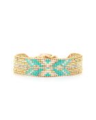 Bracelet Blue maldive Julia turquoise doré