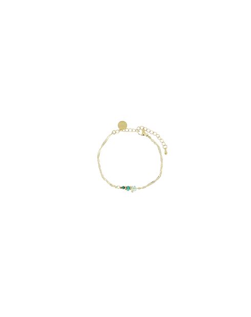 Bracelet Manon vert bleu