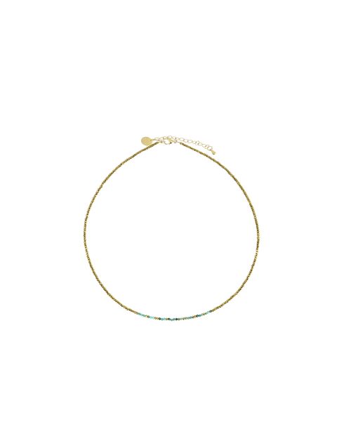 Collier sarah bleu