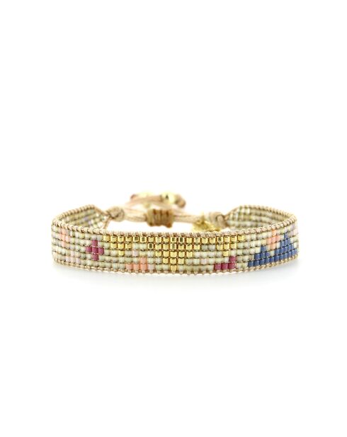 Bracelet Princesse Dahlia Chloe vert doré
