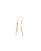 Boucles d'oreilles Alya quartz rose calcite verte