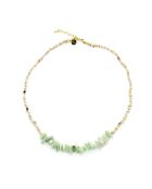 Collier Abby aventurine vert