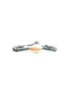 Bracelet Rainbow Kiss Lea rose fluo corail argenté