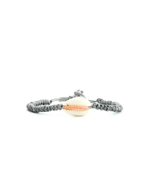 Bracelet Rainbow Kiss Lea rose fluo corail argenté
