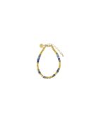 Bracelet Mila-May G bleu foncé dorée