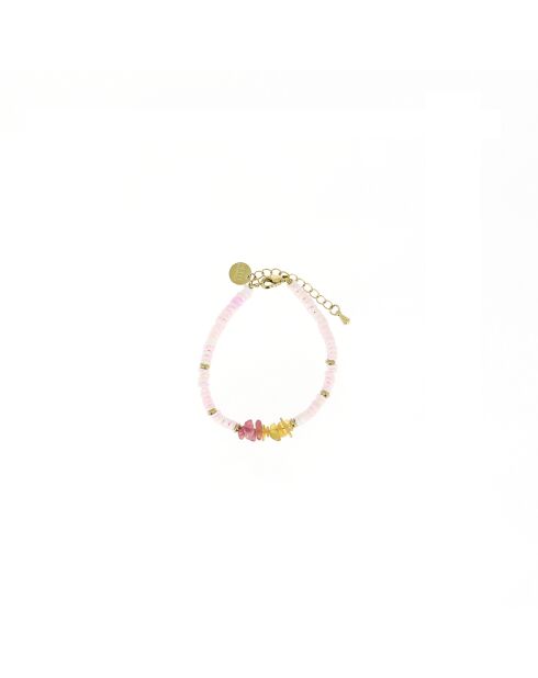 Bracelet Ibiza Beach Shell pastel mauve pastel