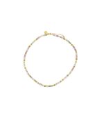 Collier Mila gold rose blanc