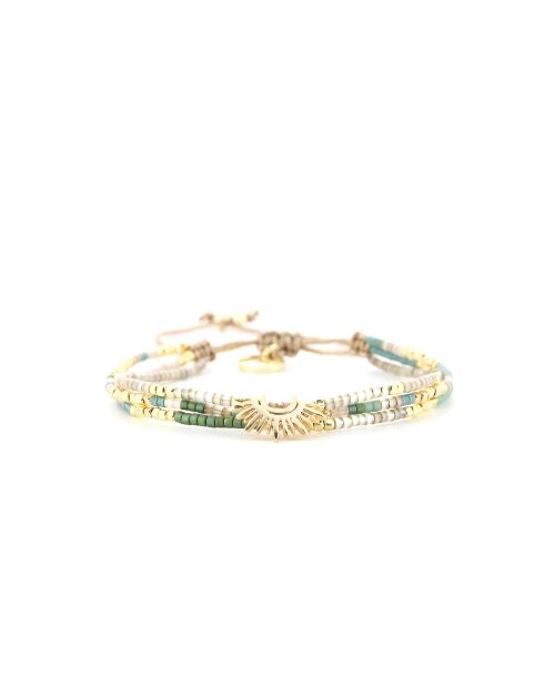Bracelet Blue Californian Saly vert champagne