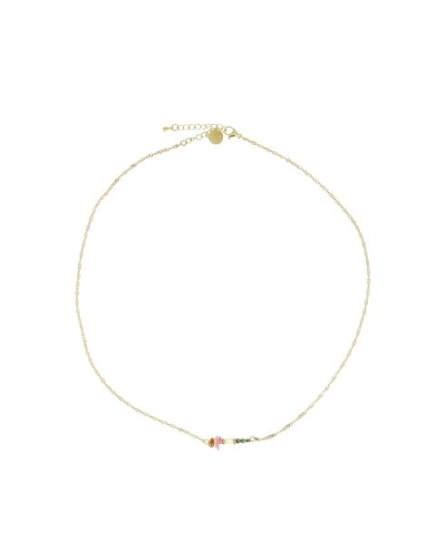 Collier Manon rose bleu
