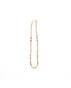 Sautoir Stelly tourmaline rose de l’inca