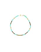 Collier Ibiza Beach turquoise gold turquoise noir