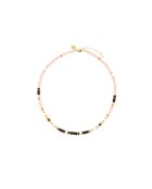 Collier Ibiza Beach black gold noir et rose